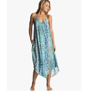 ROXY Women's M Kat Fish T-Strap Dress with Pockets